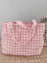 Load image into Gallery viewer, Gingham tote

